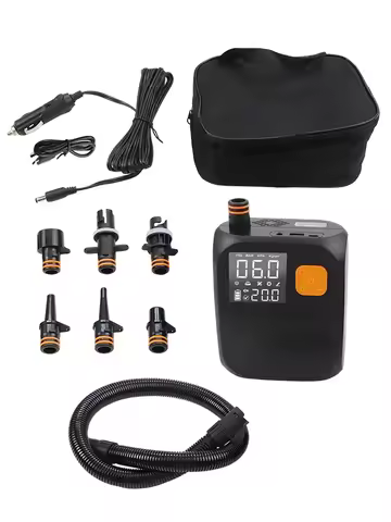 Canoeing Air Pump 25psi/6 To 137kpa Portable Rechargeable Electric Wireless Inflator Pumps For Kayak