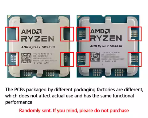 AMD Ryzen 7 7800X3D R7 7800X3D 5.0 GHz 8-Core 16-Thread CPU 5NM 96M 100-100000910 Socket AM5 New Tra