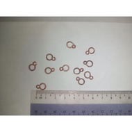 Ring No 8 Untuk Membuat Racik Wak Wak 1 Layer Siap Solder ( TEMBAGA )