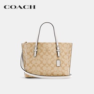 COACH กระเป๋าโท้ท/กระเป๋าทรงสี่เหลี่ยมผู้หญิงรุ่น Mollie Tote 25 In Signature Canvas C4250 IMDQC