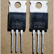 5PCS UTC UT100N03L TO-220 100A/30V N-CHANNEL Power MOSFET Transistor original