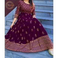 Ethereal Elegance Flared Kurta By Inaaya Fabric