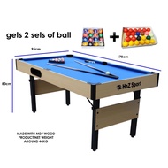 1.8m snooker billiard pooltable pool table 6feet 6ft model: pool777