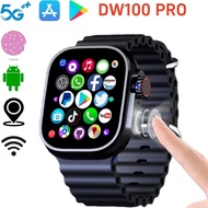 DW100 Pro Smart Watch 2.29inch Fingerprint unlock Smartwatch With Rotary Camera GPS Positioning navi