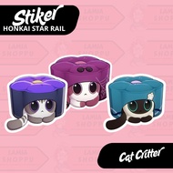 Honkai Star Rail Cat Critter Sticker | HSR Critter Paint Sticker | Honkai Star Rail Vinyl Game Anime