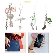 NICE Wing Headphone Hanging Pendant Y2K Phone Chain Strap Keychain Accessory