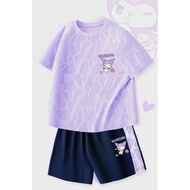 Kid's fashion Sanrio Kuromi cute girl casual outfit