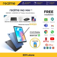 realme Pad Mini LTE 4GB RAM + 64GB ROM | 8 inch tablet | Boleh Call | Original set 1 year warranty b