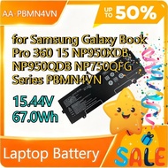 15.44V 67.0Wh Laptop Battery AA-PBMN4VN  Galaxy Book Pro 360 15 NP950XDB NP950QDB NP750QFG Series PB