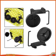 [PrettyiaSG] 2Pcs Luggage Suitcase Wheels Luggage Wheels Black Durable Repair Folding Caster Wheels for Luggage Box Travelling Bag Parts