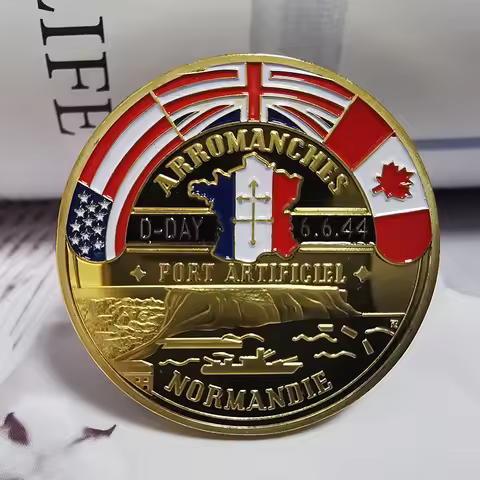 The Normandy Landing Campaign June 6, 1944 Operation Overlord D-Day Gold Commemorative Coin