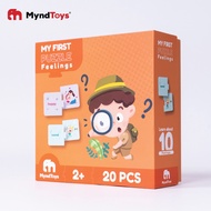 Myndtoys - Feelings puzzle toy (20 double card pieces with emotional theme)