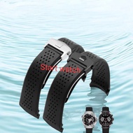 TAG HEUER Watch Strap Heuer Grand Carrera Aquaracer Rubber Tag HauerTAG