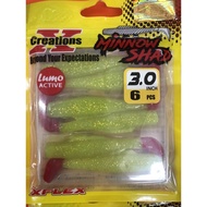 X CREATIONS MINNOW SHAD 2.0CM 2.5CM 3.0CM CASTING LIRE SOFT PLASTIC SP