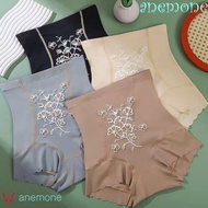 ANEMONE Postpartum Body Shaper, High Waist Embroidery Flower Butt Lifter Briefs, Fashion Belly Contr