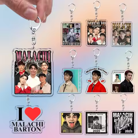 Victor Actor Keychains for Accessories Bag Charm Malachi Barton Zombies Aesthetic Pop Keyrings Jewel