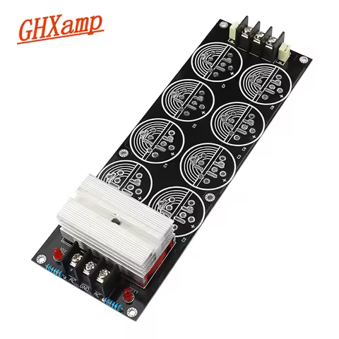 GHXAMP 50A 1000V Amplifier Rectifier Filter Board 8 capacitor 35mm High Power Dual Power Supply Boar