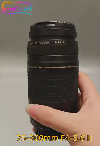 98% New Original EF 75-300mm F4-5.6 II Lens For Canon EF-Mount DSLR Camera 75-300mm F/4-5.6 II Telep