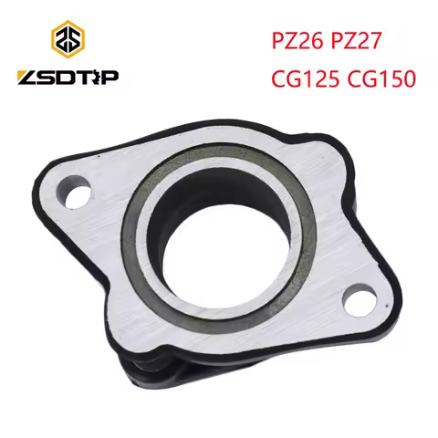 ZSDTRP Carb Inlet Intake Pipe Carburetor Interface Adapter Intake Manifold For HONDA CG125 CG150 PZ2