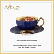 ชุดอาฟเตอร์นูนทีแบบอังกฤษ Aynsley ถ้วยกาแฟกระเบื้องจีนหรูหราแสงสีทองออร์ชาร์ด Colour เคลือบถ้วยและจา