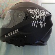 Motorcycle Stickers | Helmet | Cutting Sticker | Funny Hahaha | Waterproof Vinyl Material