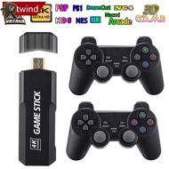 RL RL GD10 Retro Game Console 4K 60fps HDMI Output Low Latency TV Game Stick Dual Handle Portable Ho