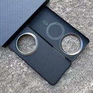 เคส Mate60pro Huawei เคสสำหรับหัวเหว่ยคาร์บอนไฟเบอร์แท้ Huawei Mate 60 Pro +เส้นใยอะรามิดบางพิเศษป้อ