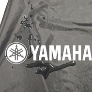 Yamaha R6 R1 R3 R15 XSR700 YBR250 MT 070903   FZ1N ผ้าคลุมมอเตอร์ไซค์สีดําม่านบังแดดกันฝุ่นแจ็คเก็ตป