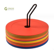 10Pcs Soccer Flat Cones Marker Disc  Marker Disc Basketball Sports Speed Agility Training Markers,Po