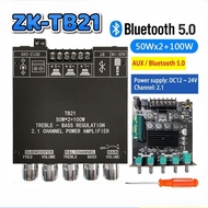 ZK-HT21 ZK-MT21 ZK-TB21 160Wx2+220W+12V ลำฟโพงบูลทูธ ขยายเสียงโมดูลขยายเสียงซับวูฟเฟอร์ดิจิทัล บลูทู