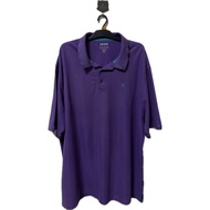 Chest 62 Inches 4XL Izod Purple Collar Shirt