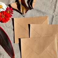 A5 RUSTIC BROWN ENVELOPE | AESTHETIC CHOCOLATE ENVELOPE