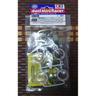 Tamiya 4WD Mini Racer Fully Cowled Mini 4WD 25th Anniv. White Tires & Black Plated Wheels (95115)