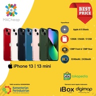 iPhone 13 / 13 Mini 128GB 256GB 512GB Garansi Resmi iBox NEW BNIB
