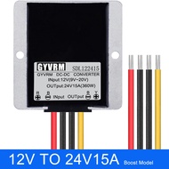 DC DC Boost Module 12V to 24V 5A 8A 10A 15A Step Up Converter 9-20V to 24V 360W Boost Converter 12V 
