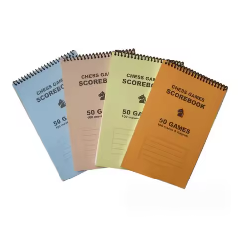 Chess Scorebook - Gift for Chess Players - Chess Game Records, Chess Moves Log, Chess Strategy Journ