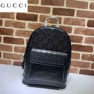 LV_ Bags Gucci_ Bag Designer School Print Embossed Backpack 658579 Embossing Backp T8JA