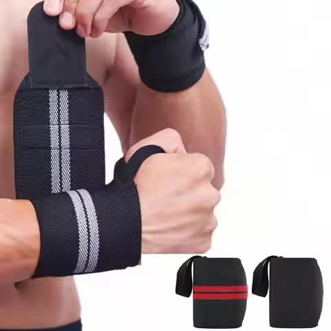 2 pcs Elastic Wrist Wraps, Wrist Support Brace, Wrist Wraps Guard Wrist Band For Gym Weightlifting, 