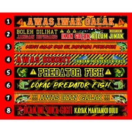 80cm 60cm 50cm 40cm 30cm 20cm AQUARIUM Fish Tank Sticker