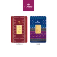 HABIB 10g 999.9 Gold Bar (Songket) - Accredited By London Bullion Market Association (LBMA)