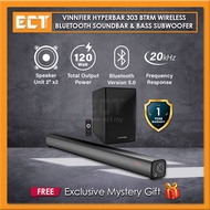 Vinnfier Hyperbar 303 BTRM / Hyperbar 505 BTRW Wireless Bluetooth Soundbar & Bass subwoofer 3D Effec