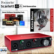 Focusrite Scarlett 4i4 3rd Gen SoundCard Recording USB Audio Interface