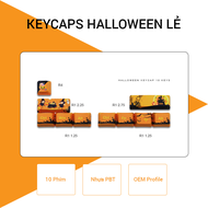 Bộ keycaps halloween 10 phím | Keycaps PBT | Keycaps OEM | Keycaps bàn phím cơ