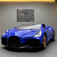 132ขนาด Bugatti Mistral ล้อแม็กรถยนต์รุ่นของเล่นโลหะ D Iecast แปลงรถสปอร์ตด้วยแสงเสียงรถของเล่นสำหรับเด็กของเล่นของขวัญ