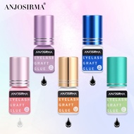 ANJOSIRMA 5ml 1 Second Fast Drying Strong False Eyelash Extension Adhesive Glue Retention 5-8 Weeks 