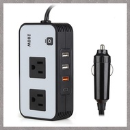 [M G L O] Inverter 200W Car Power Inverter DC 12V to 110V AC Car Plug Adapter Socket with USB Fast C