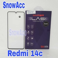 Hyper Glass Tempered Glass Redmi 14c Anti-Scratch Full Cover Glass
