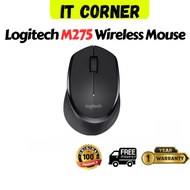 Logitech M275 Wireless Mouse, 2.4 GHz with Nano Receiver, Optical Tracking, 24 Month Life Battery, P