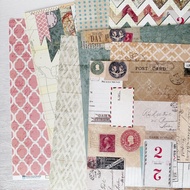 Bazzill Basics Canvas Textured Double Sided Cardstock - Wayfarer (8pcs)