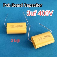 2 biji 3uf 400v Ceiling fan Pcb biard Capacitor Alpha Deka 305j 400v